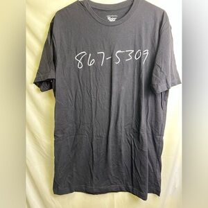 867-5309 black tee